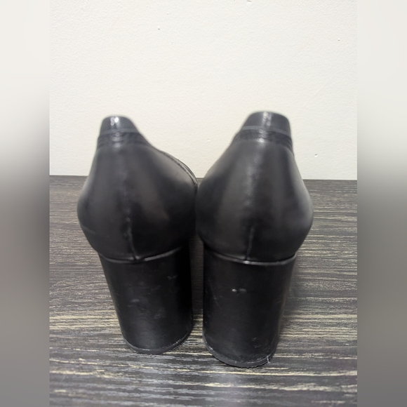 Dkny black leather pumps - Picture 4 of 5